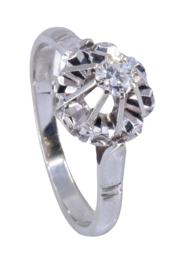 SOLITAIRE DIAMANT 0.20 CARAT — vue 4