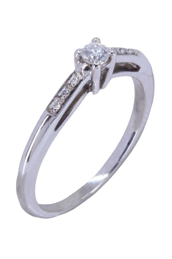 SOLITAIRE MAUBOUSSIN "TU ES LE SEL DE MA VIE" — vue 3