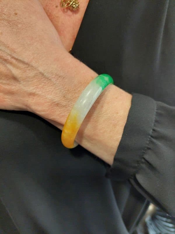 BRACELET JONC EN JADE — vue 2