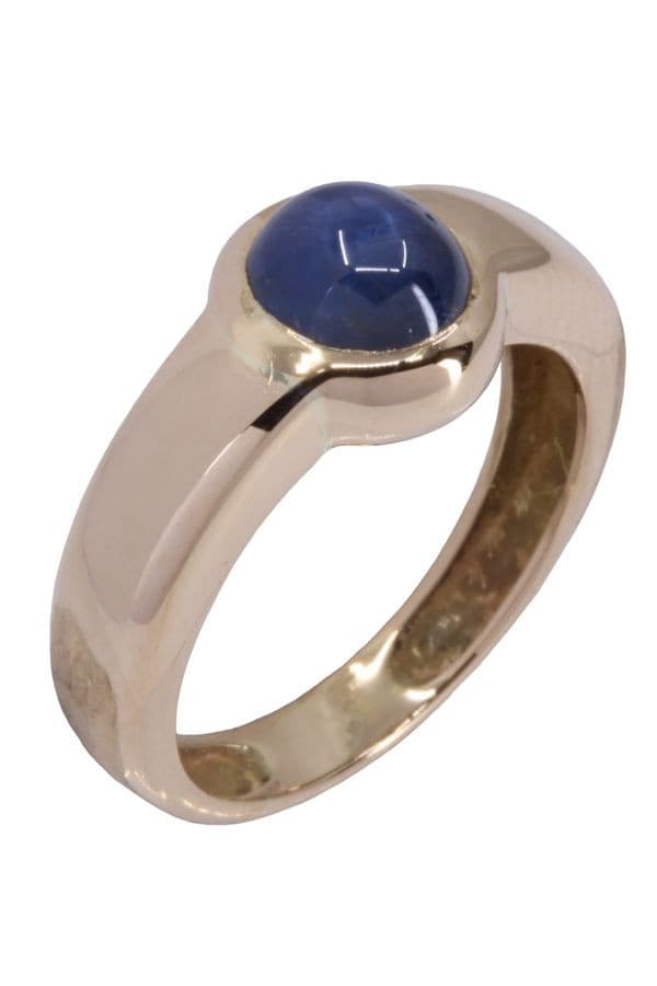 BAGUE SAPHIR ÉTOILÉ — vue 3
