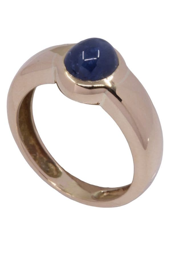 BAGUE SAPHIR ÉTOILÉ — vue 5