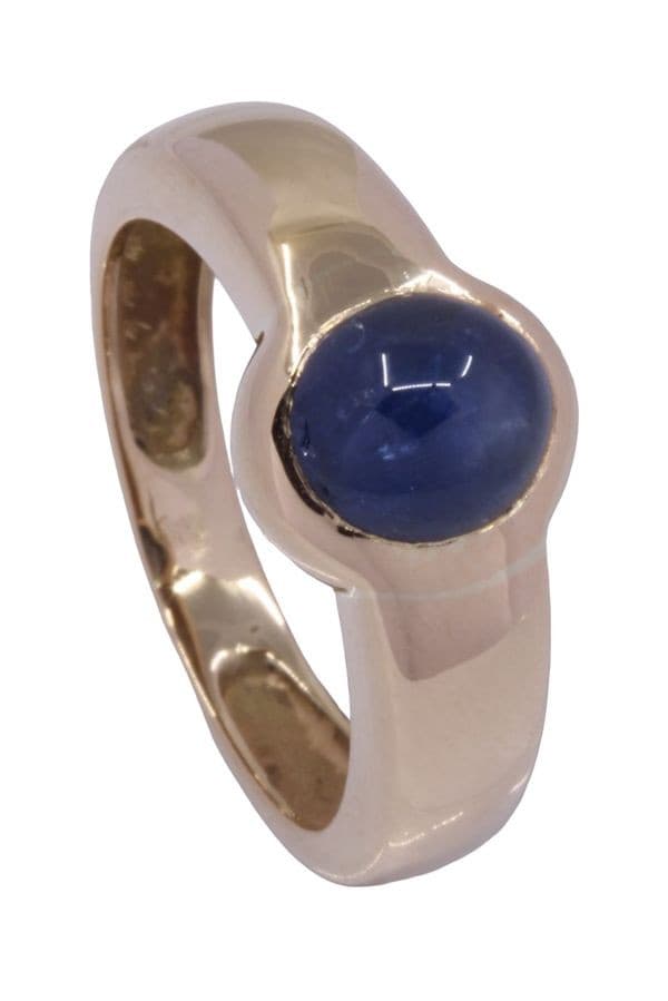 BAGUE SAPHIR ÉTOILÉ — vue 4