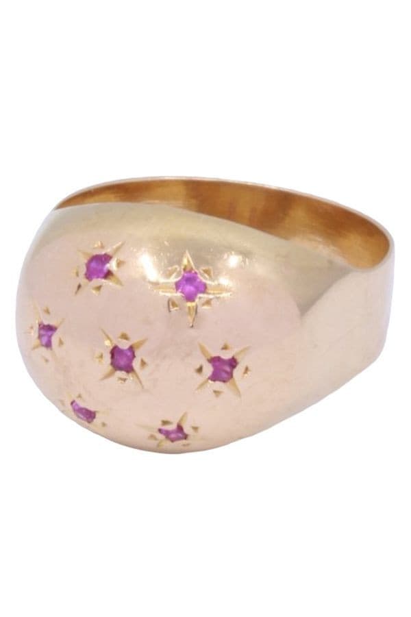 BAGUE BOULE RUBIS — vue 6