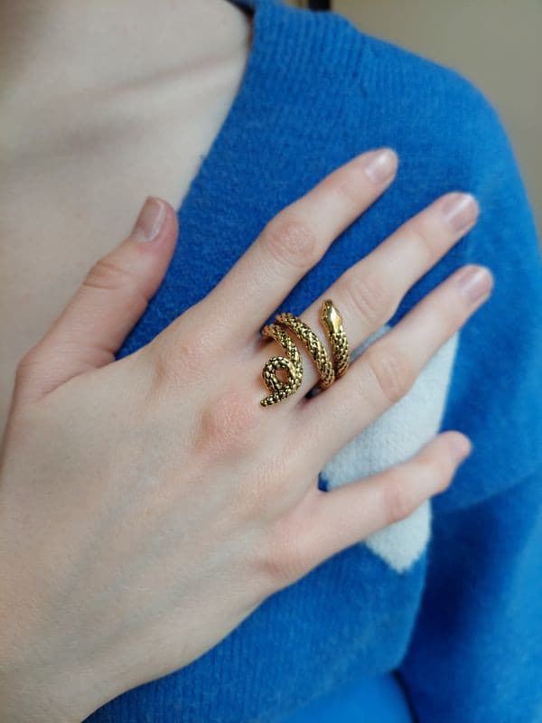 BAGUE FANTAISIE A.BIDERMANN "TAO" — vue 2