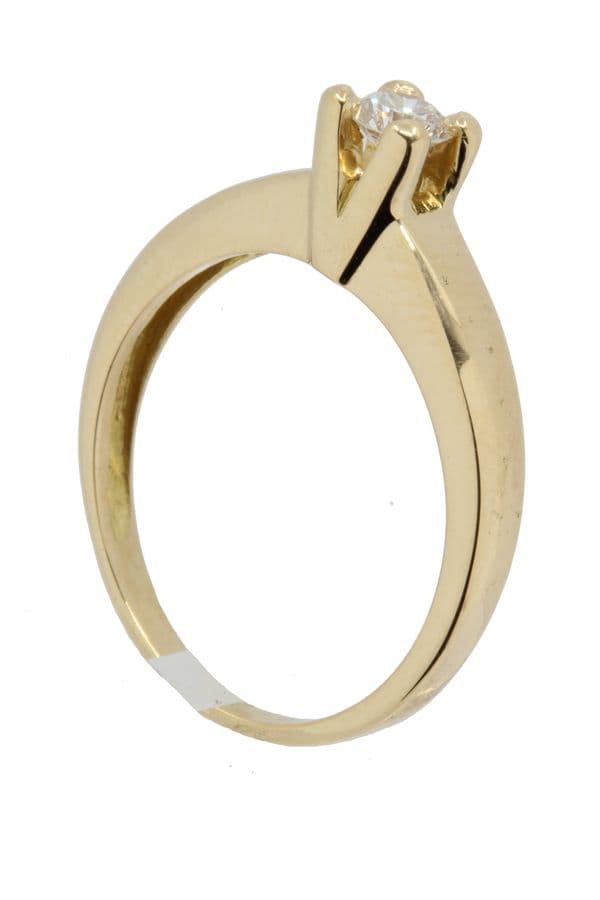 SOLITAIRE DIAMANT 0.15 CARAT — vue 4