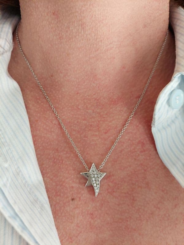COLLIER ÉTOILE DIAMANTÉE — vue 2