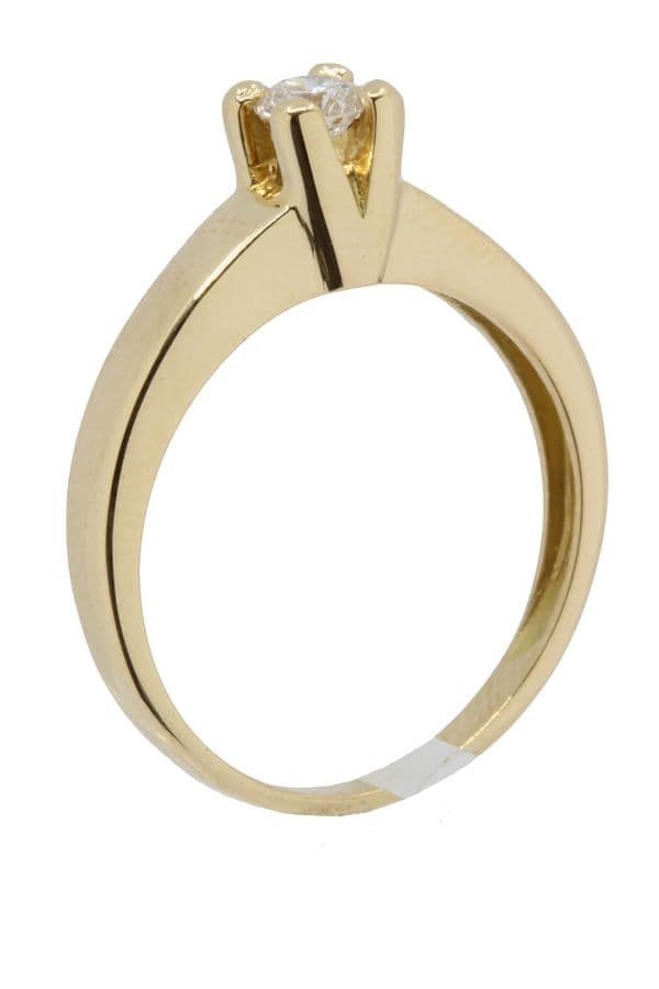 SOLITAIRE DIAMANT 0.15 CARAT — vue 5