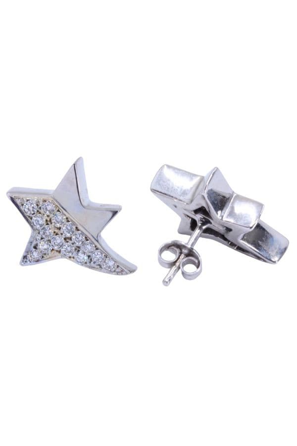 BOUCLES D'OREILLES ÉTOILES DIAMANTÉES — vue 3
