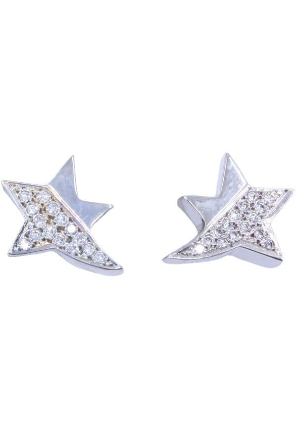 BOUCLES D'OREILLES ÉTOILES DIAMANTÉES — vue 1