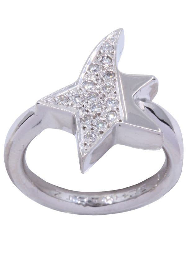 BAGUE ÉTOILE DIAMANTÉE — vue 1