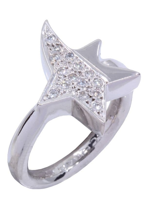 BAGUE ÉTOILE DIAMANTÉE — vue 3
