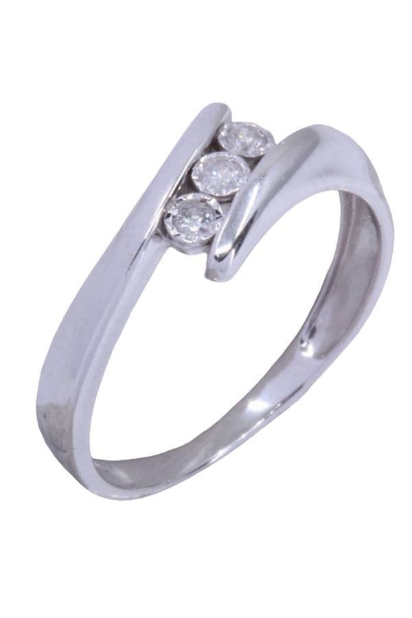 BAGUE TRILOGIE DIAMANTS — vue 4