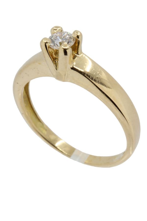 SOLITAIRE DIAMANT 0.15 CARAT — vue 6