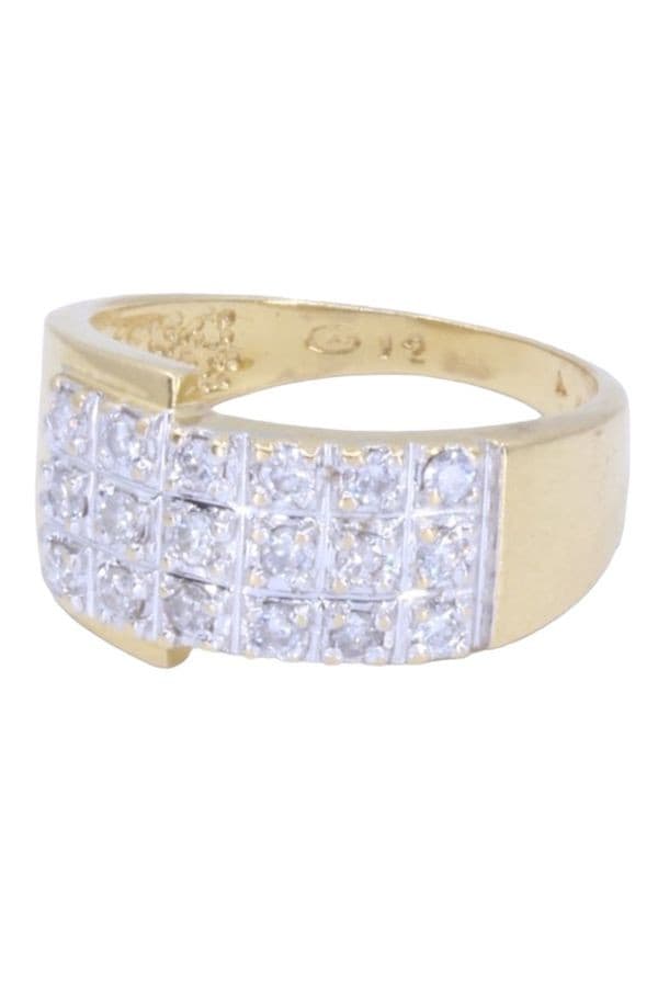 BAGUE PAVAGE DIAMANTS — vue 6