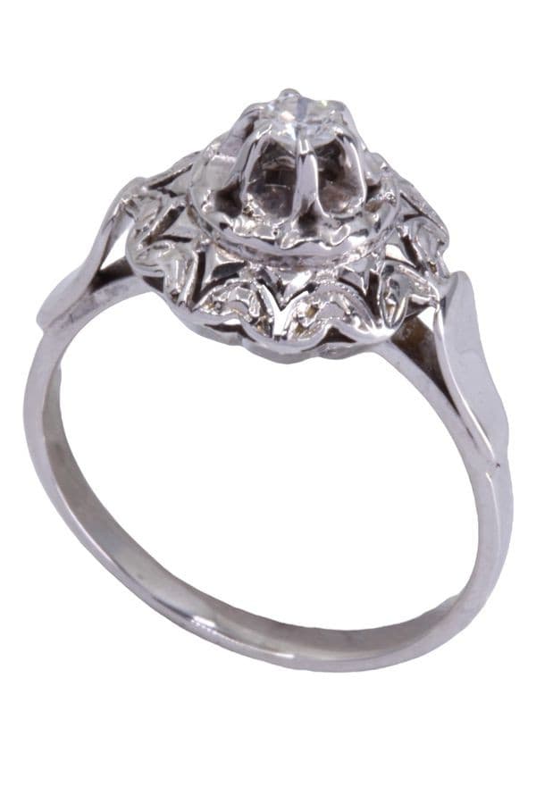 SOLITAIRE DIAMANT 0.07 CARAT — vue 4
