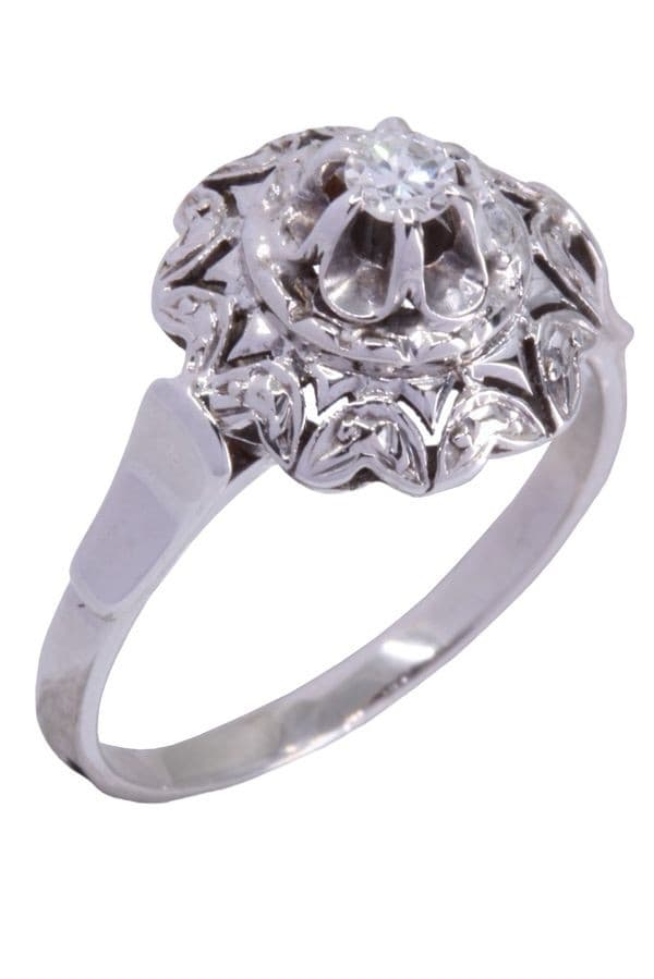 SOLITAIRE DIAMANT 0.07 CARAT — vue 3