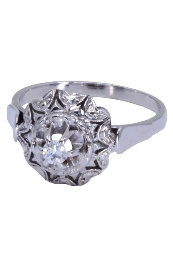 SOLITAIRE DIAMANT 0.07 CARAT — vue 5