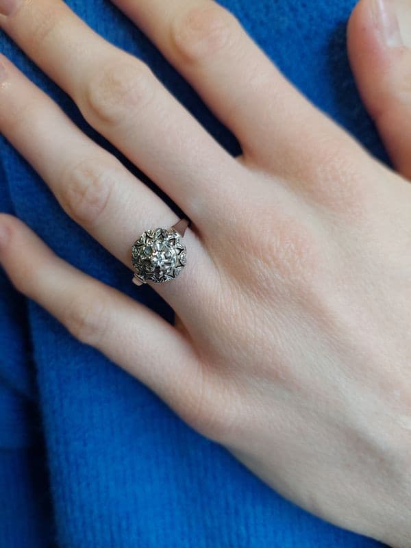 SOLITAIRE DIAMANT 0.07 CARAT — vue 2
