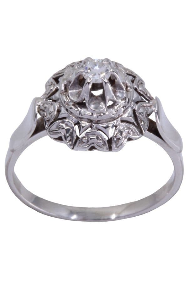 SOLITAIRE DIAMANT 0.07 CARAT — vue 1