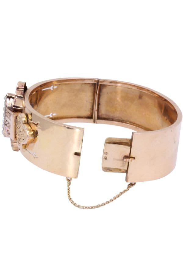 BRACELET NAPOLÉON III PERLES FINES — vue 3