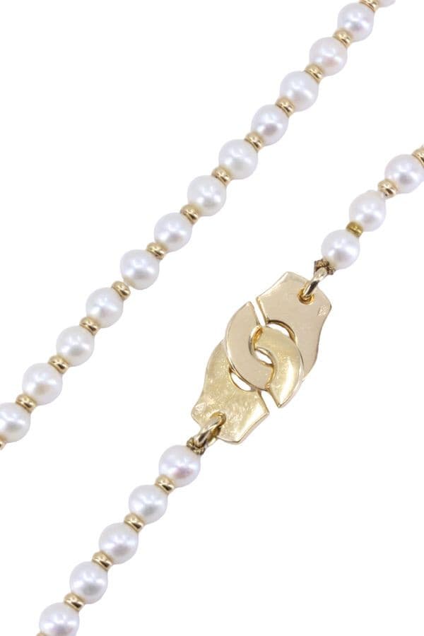 COLLIER DE PERLES CHOKER — vue 3