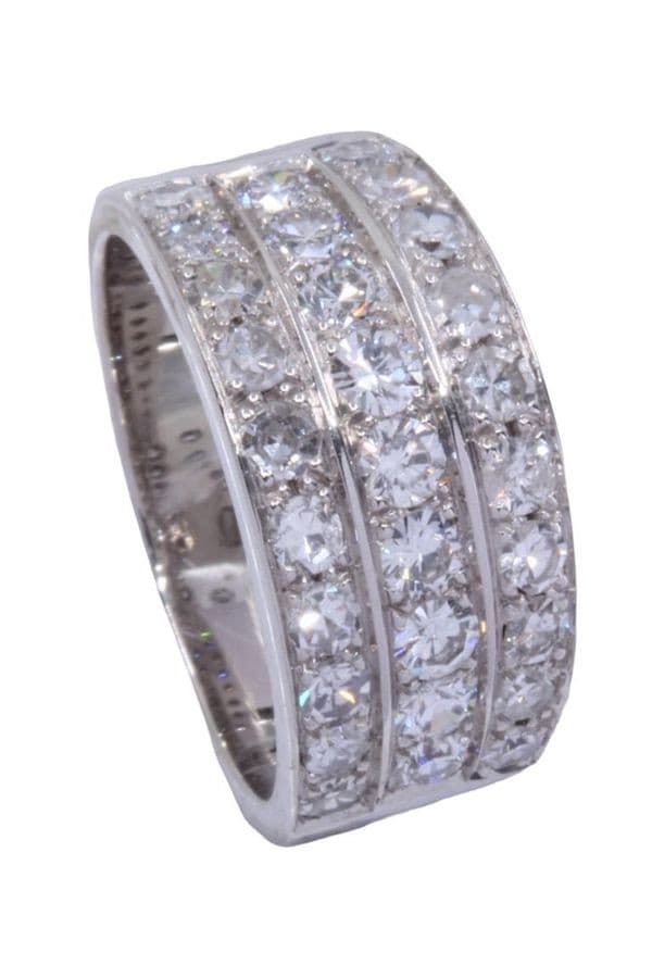 BAGUE PAVAGE DIAMANTS — vue 3