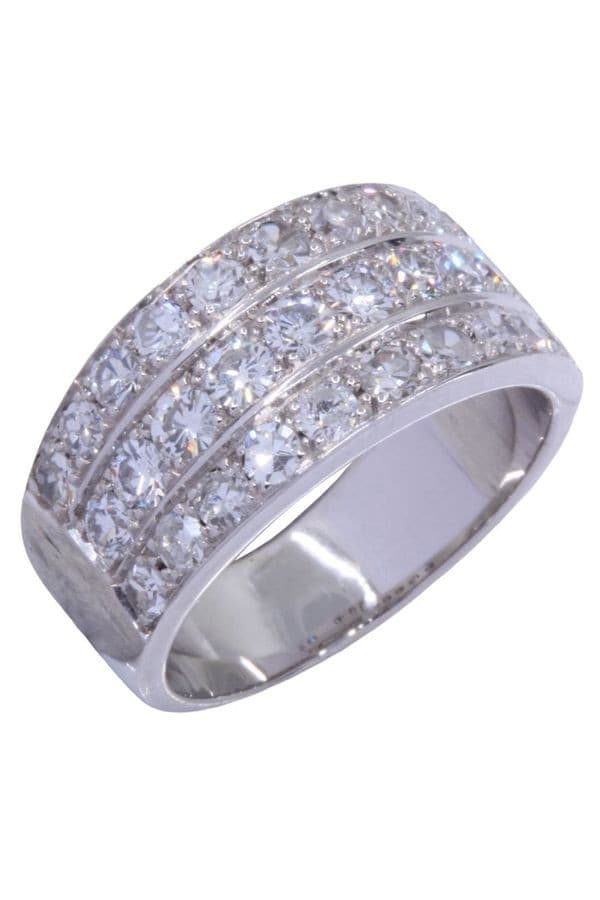 BAGUE PAVAGE DIAMANTS — vue 4