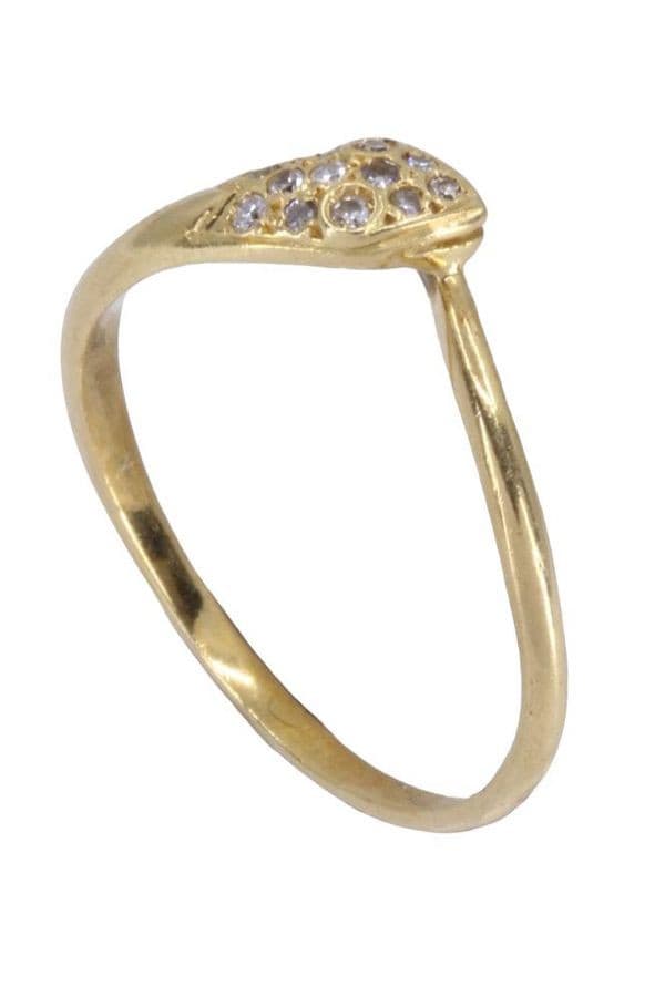 BAGUE SERPENT DIAMANTS — vue 5