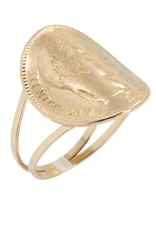 BAGUE NAPOLEON III TUILEE — vue 3