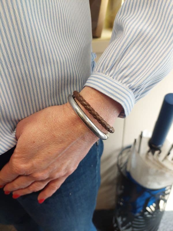BRACELET SIGNÉ CHRISTOFLE "DUO COMPLICE" — vue 2