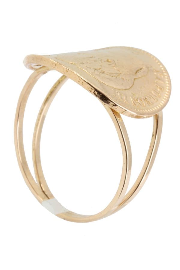 BAGUE NAPOLEON III TUILEE — vue 4