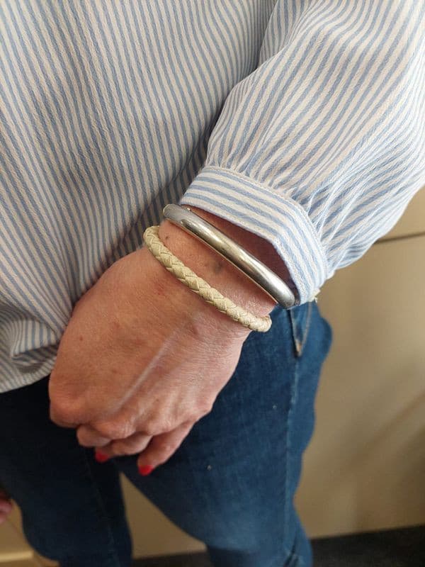 BRACELET SIGNÉ CHRISTOFLE "DUO COMPLICE" — vue 2