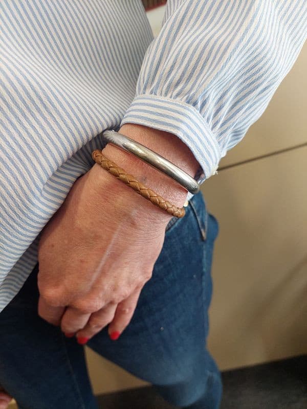 BRACELET SIGNÉ CHRISTOFLE "DUO COMPLICE" — vue 2