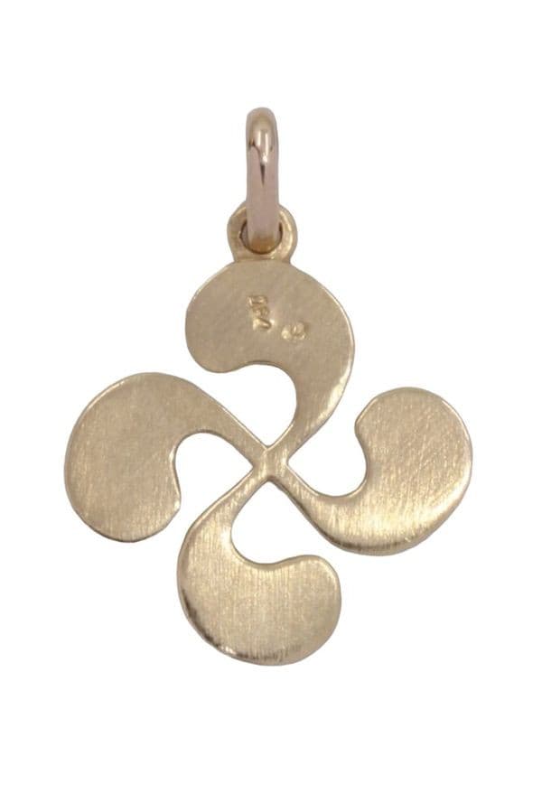 PENDENTIF CROIX BASQUE — vue 2
