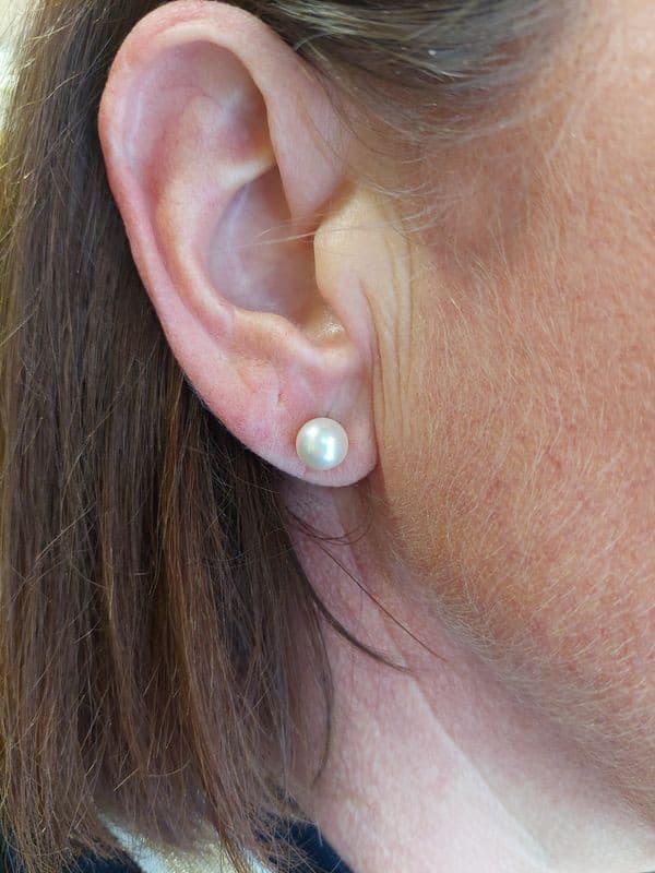 BOUCLES D'OREILLES PERLES — vue 2