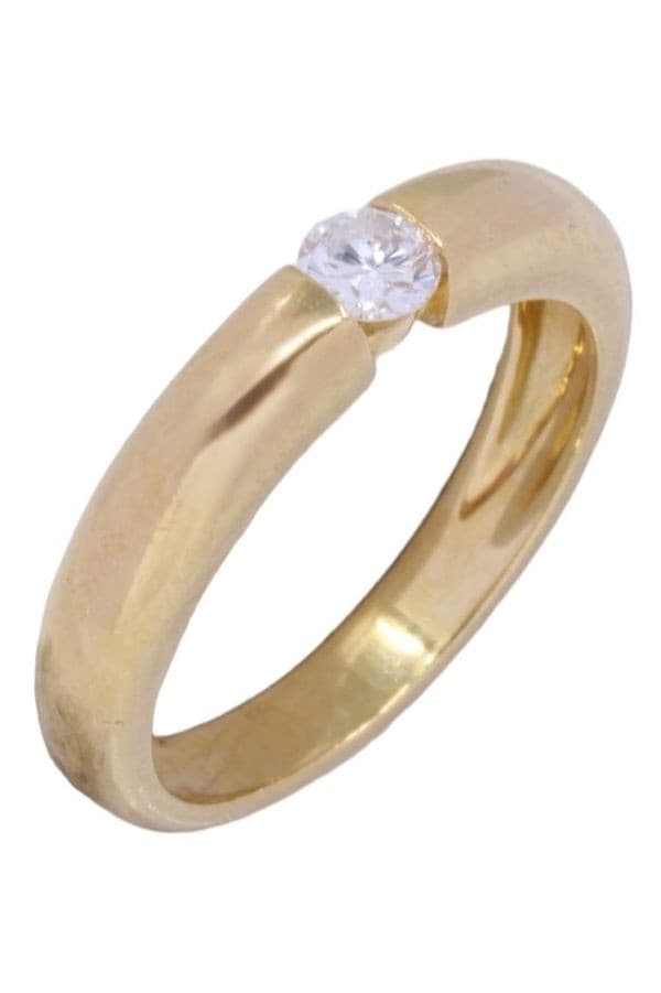 SOLITAIRE DIAMANT 0.17 CARAT — vue 3