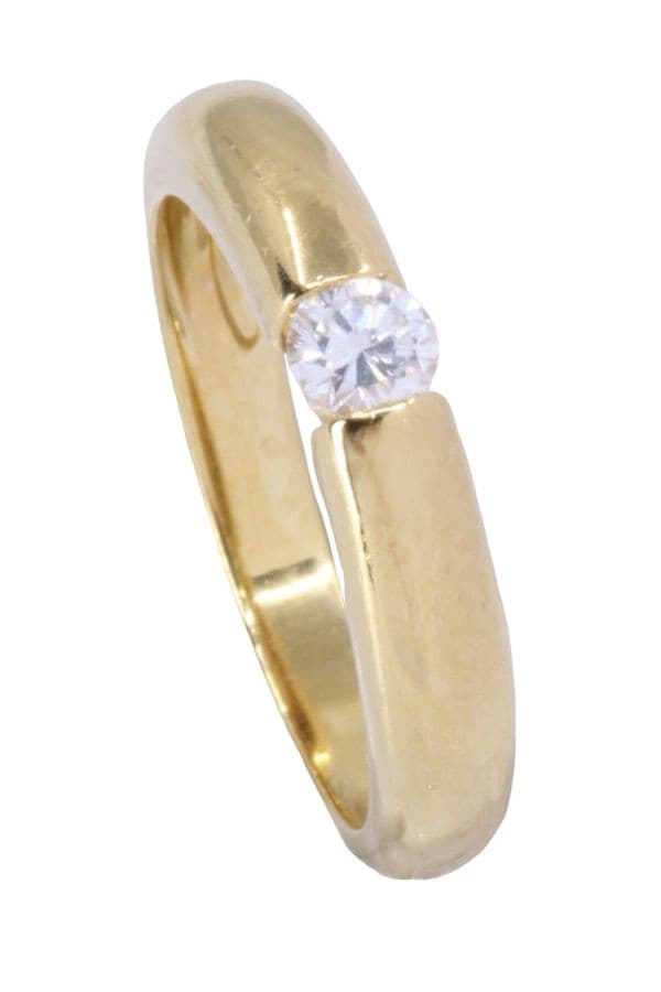 SOLITAIRE DIAMANT 0.17 CARAT — vue 4