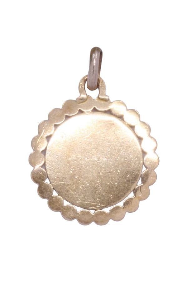 MÉDAILLE VIERGE SIGNÉE GRUN — vue 3