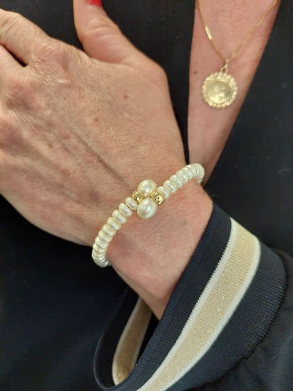 BRACELET PERLES DE RIVIÈRE — vue 2