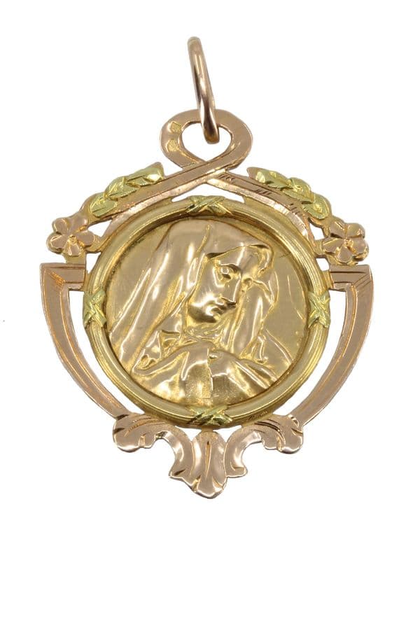 MÉDAILLE VIERGE ANCIENNE — vue 1