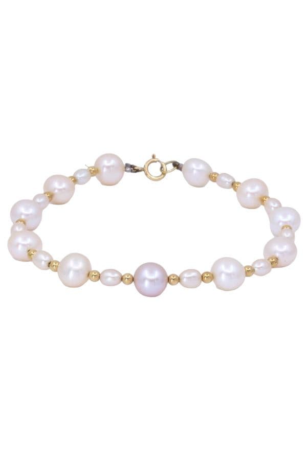 BRACELET PERLES MODERNE — vue 1