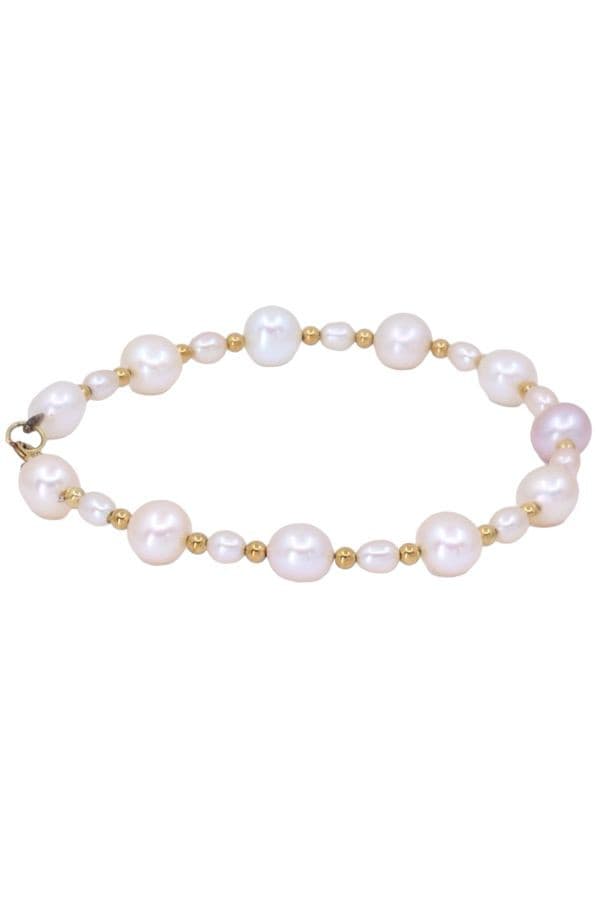 BRACELET PERLES MODERNE — vue 3