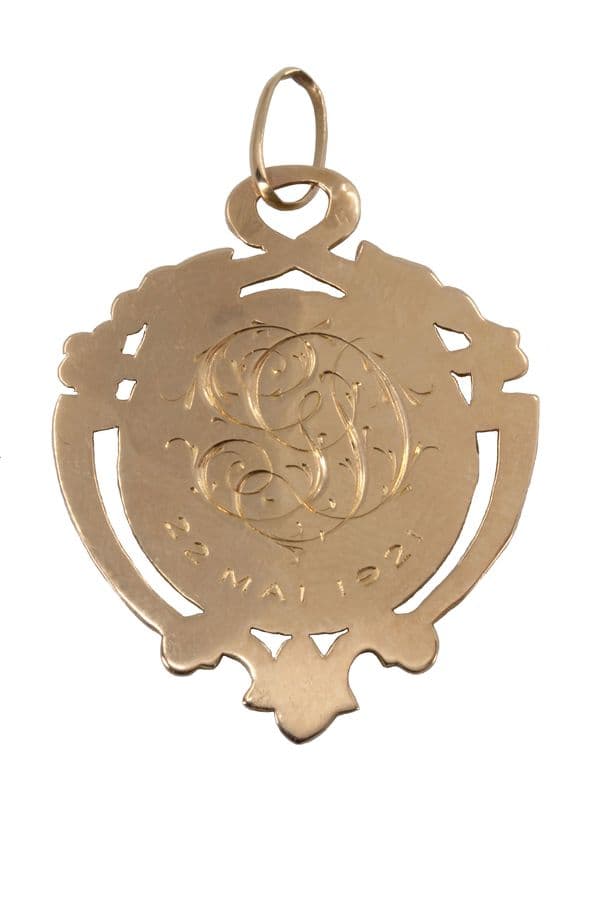 MÉDAILLE VIERGE ANCIENNE — vue 2