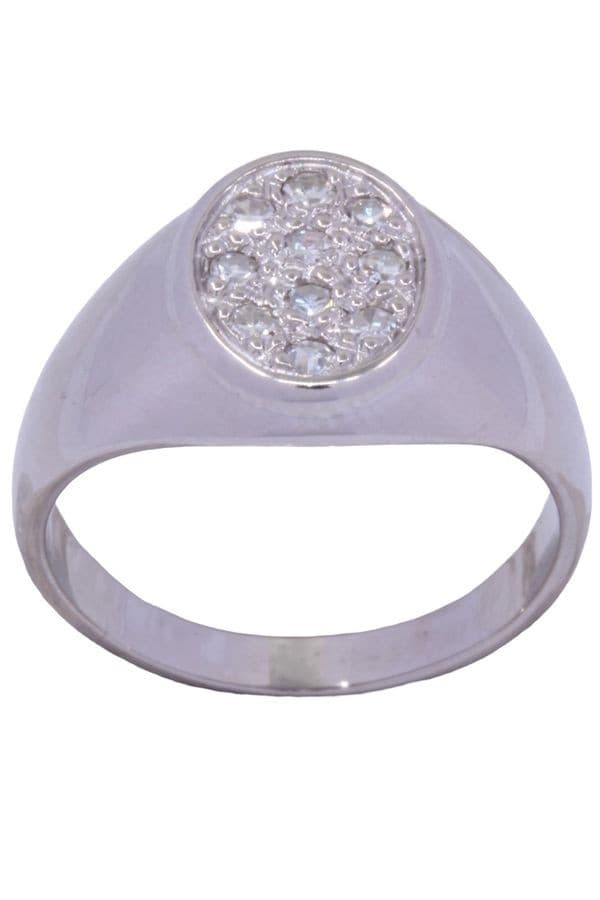 CHEVALIÉRE PAVAGE DIAMANTS — vue 1