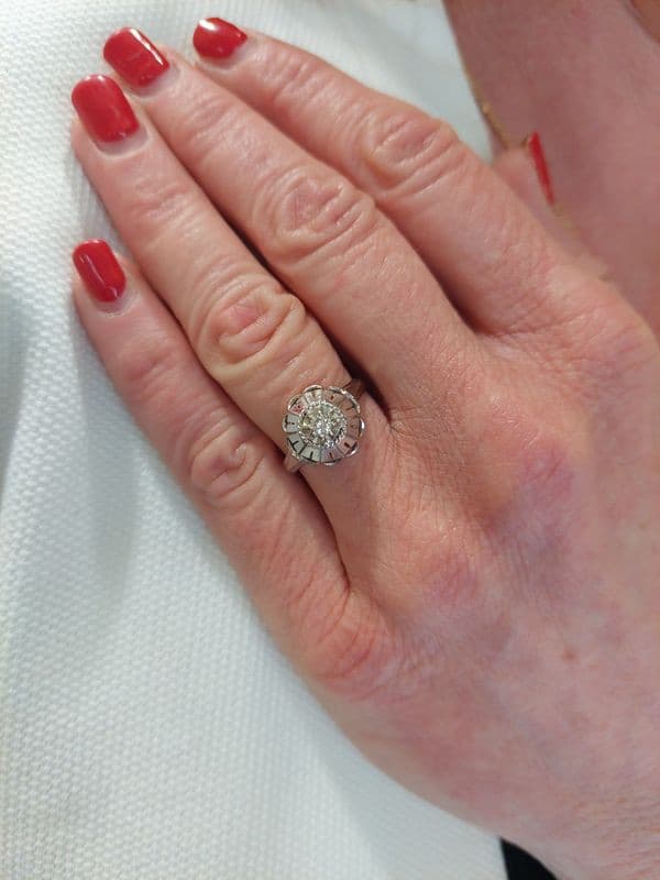 SOLITAIRE ANCIEN DIAMANT — vue 2