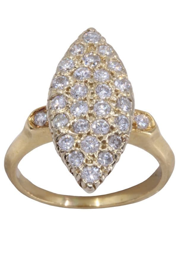 MARQUISE PAVAGE DIAMANTS — vue 1