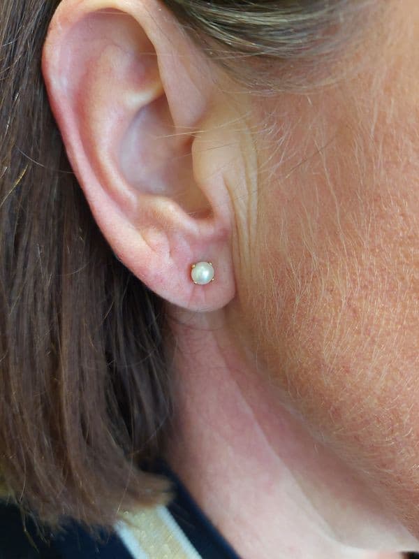 BOUCLES D'OREILLES PERLES — vue 2