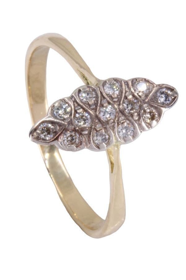 MARQUISE MODERNE DIAMANTS — vue 3