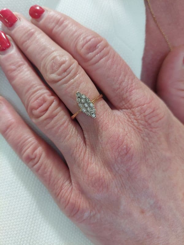 MARQUISE MODERNE DIAMANTS — vue 2