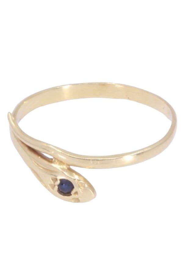 BAGUE SERPENT SAPHIR — vue 2